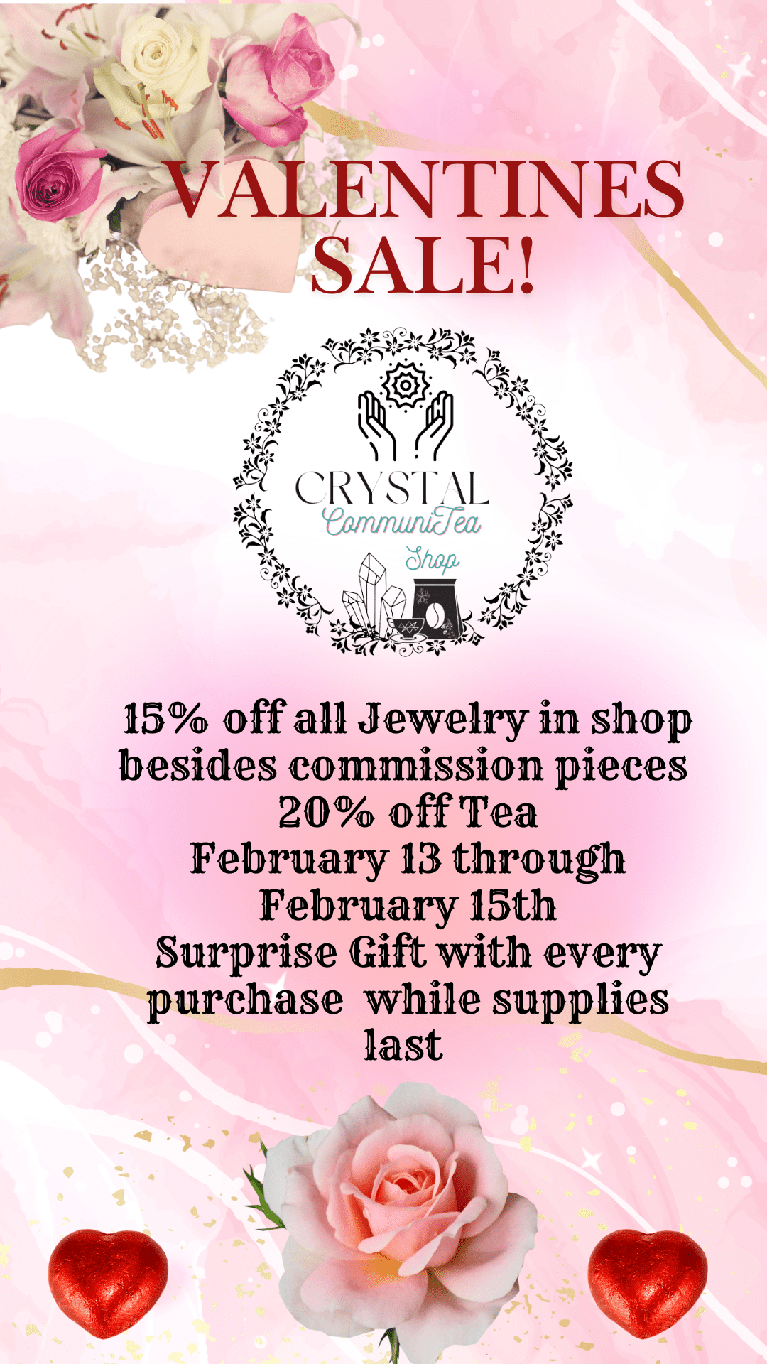 Valentines sale Communitea