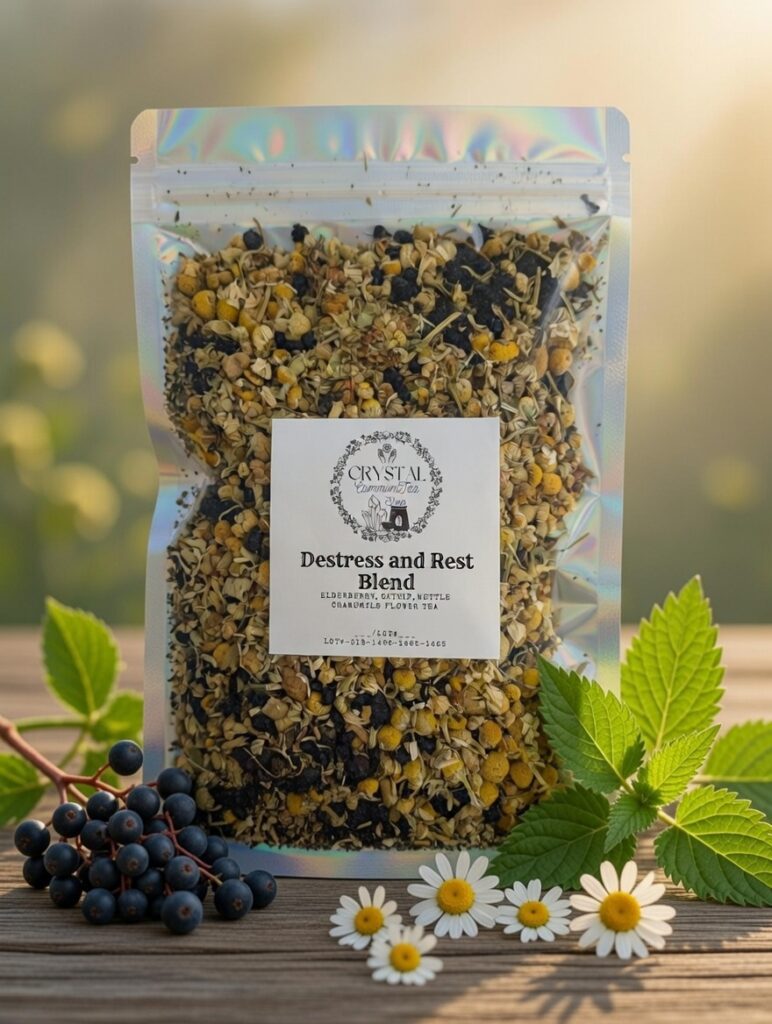 Destress and Rest Tea Blend: 1 Your Guide to Calm at Crystal Communitea Shop 1 Destress and rest