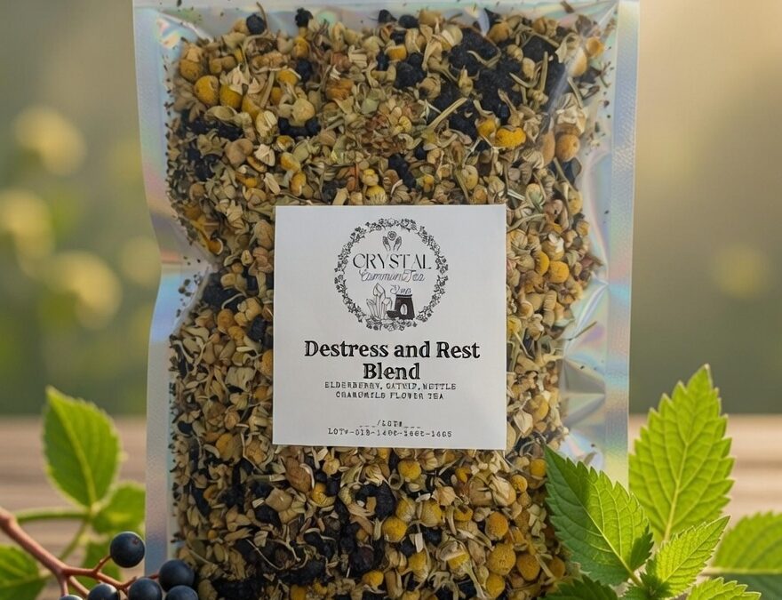 Destress and Rest Tea Blend: 1 Your Guide to Calm at Crystal Communitea Shop