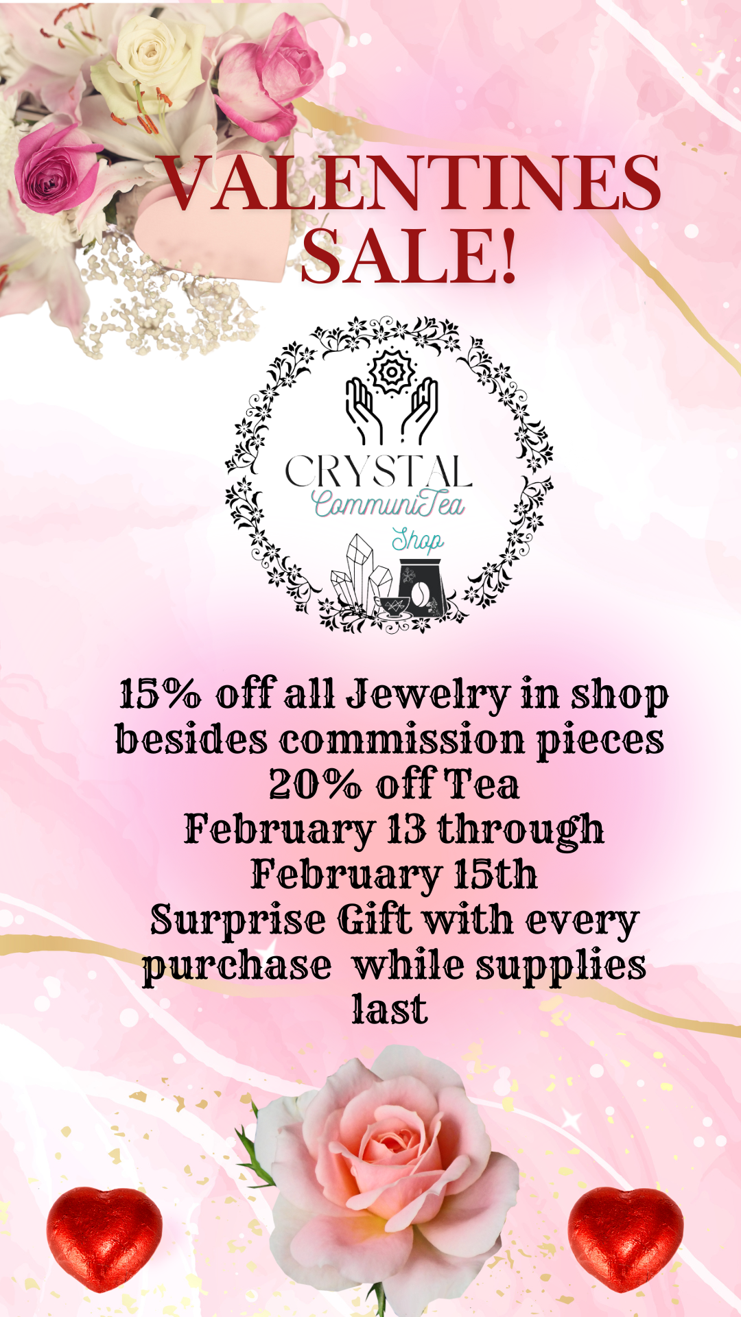 Valentines sale Communitea