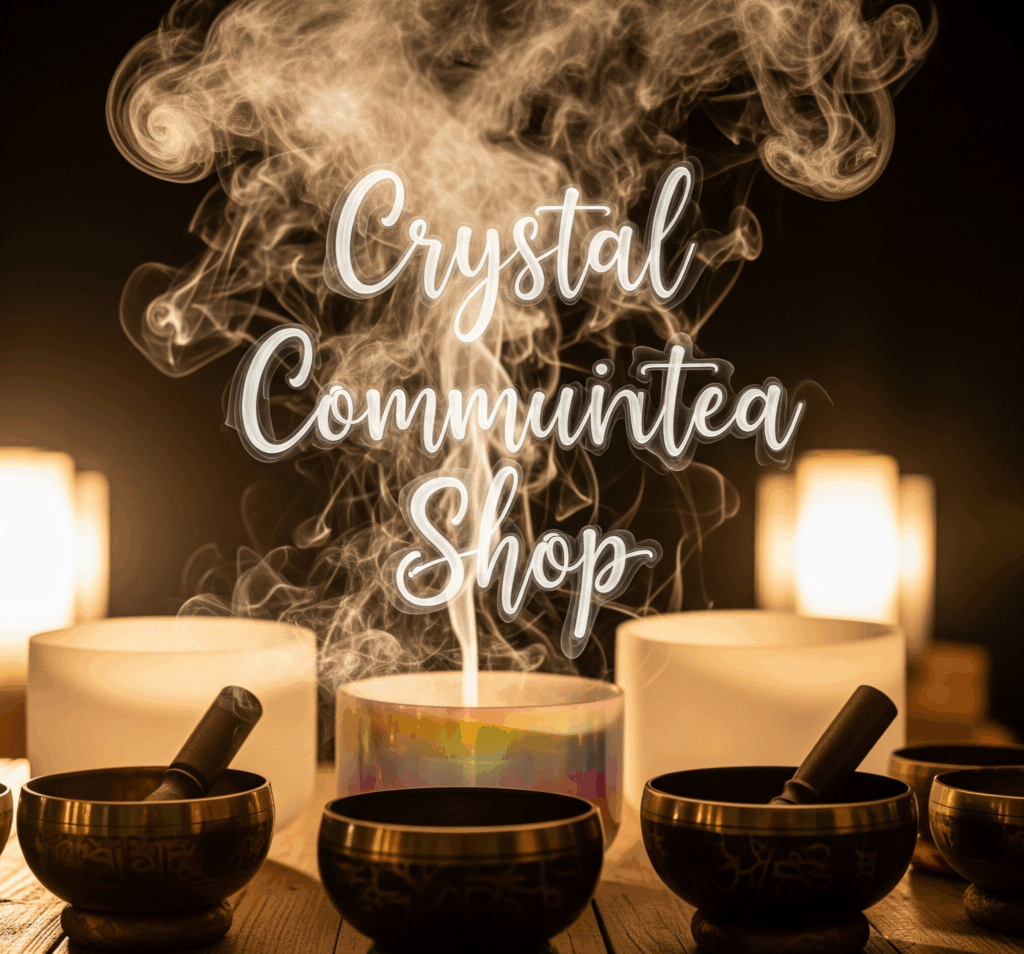 crystal communitea shop sound bath with reki 